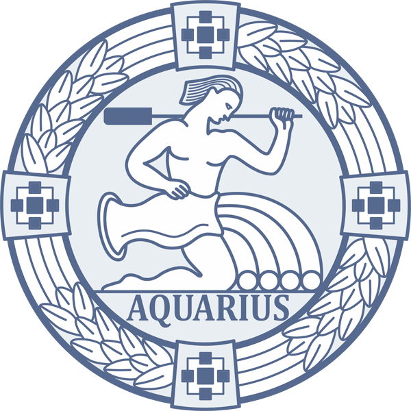 Logo Wydziału, wersja niebieska