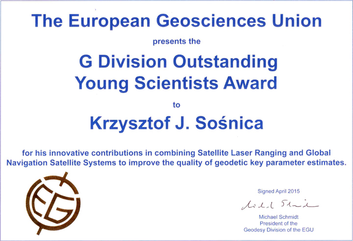 nagroda Europejskiej Unii Nauk o Ziemi